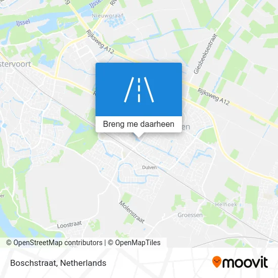 Boschstraat kaart