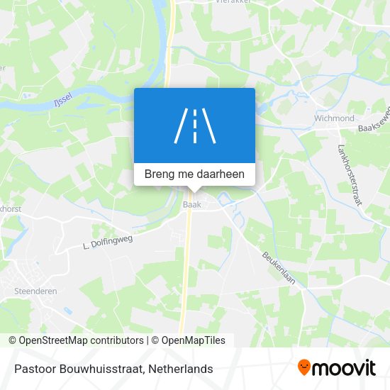 Pastoor Bouwhuisstraat kaart