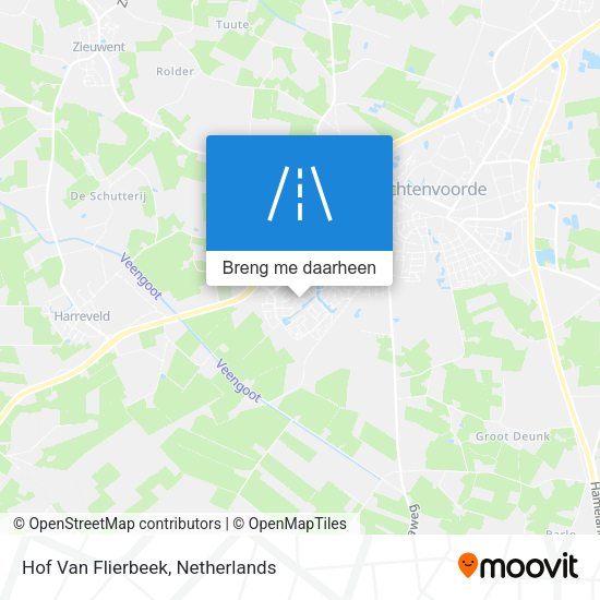 Hof Van Flierbeek kaart