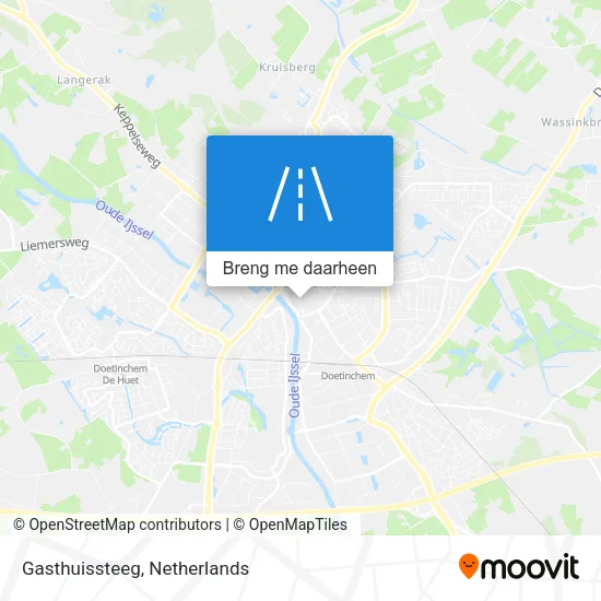 Gasthuissteeg kaart
