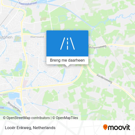 Looër Enkweg kaart