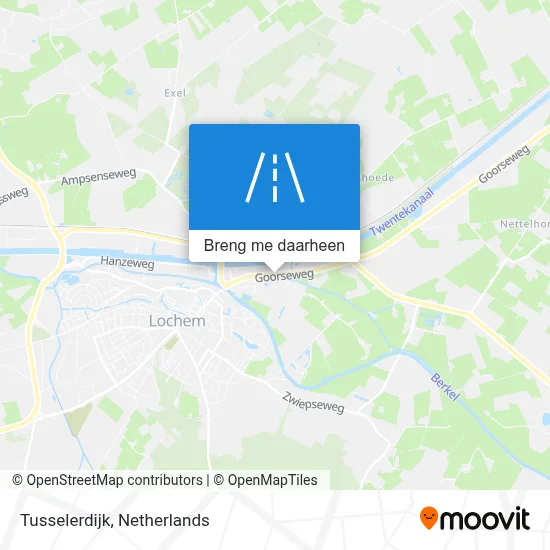 Tusselerdijk kaart