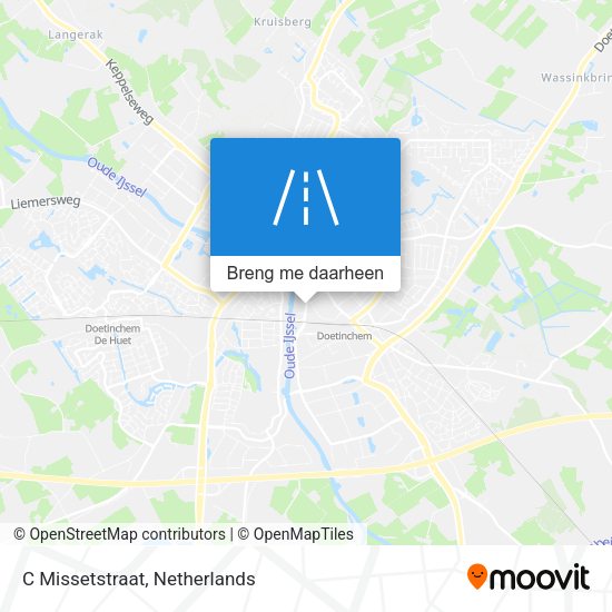 C Missetstraat kaart