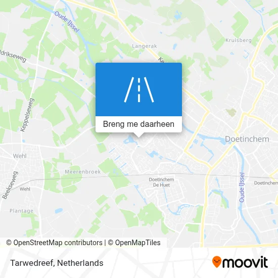 Tarwedreef kaart