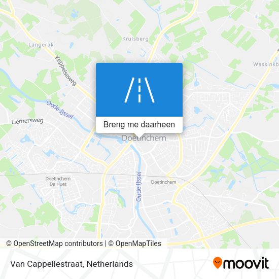 Van Cappellestraat kaart