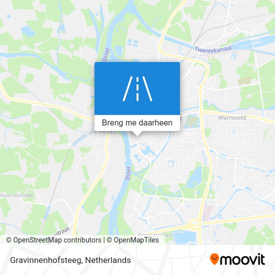 Gravinnenhofsteeg kaart