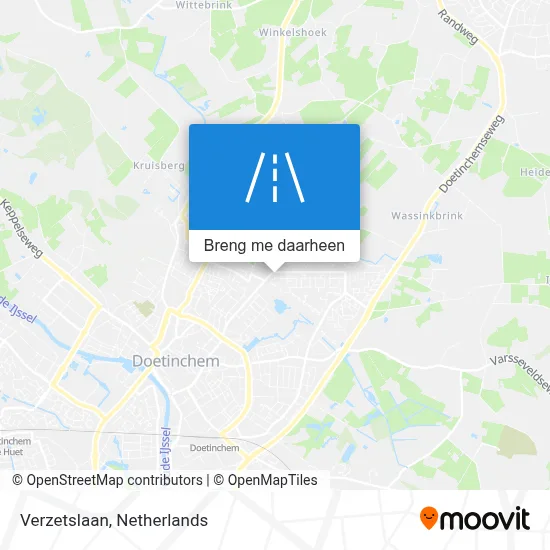 Verzetslaan kaart