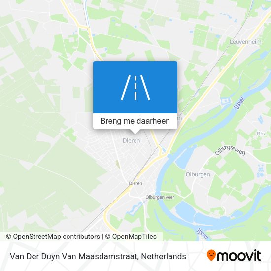 Van Der Duyn Van Maasdamstraat kaart