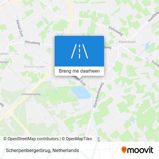 Scherpenbergerbrug kaart