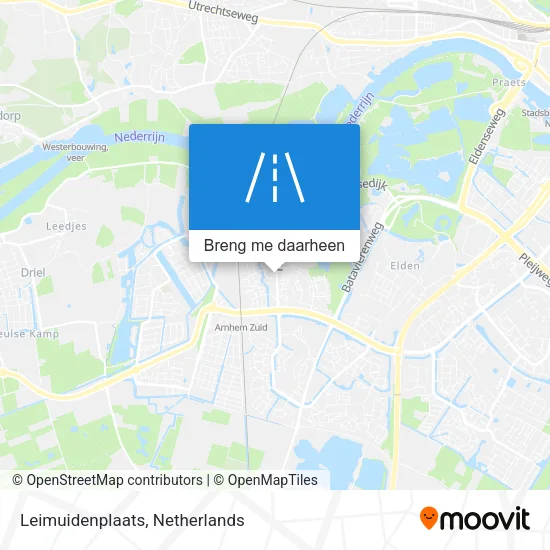 Leimuidenplaats kaart