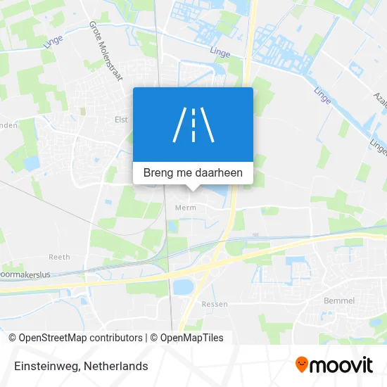Einsteinweg kaart
