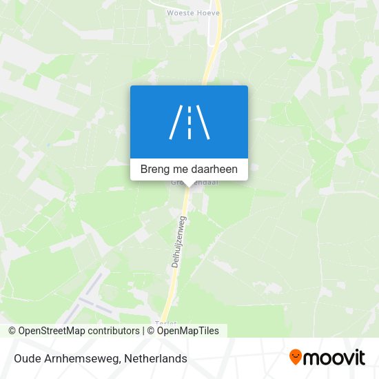 Oude Arnhemseweg kaart