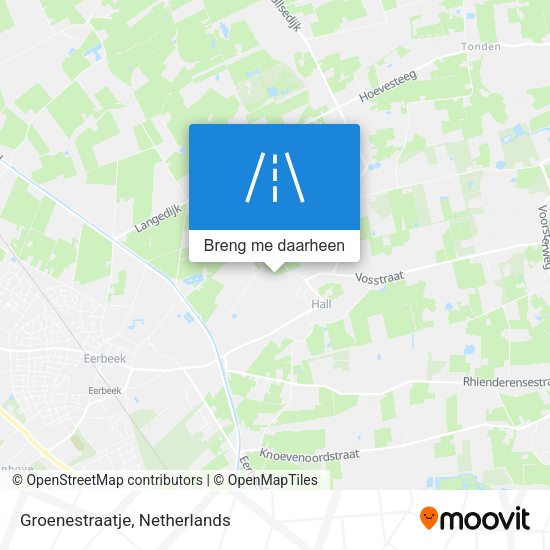 Groenestraatje kaart