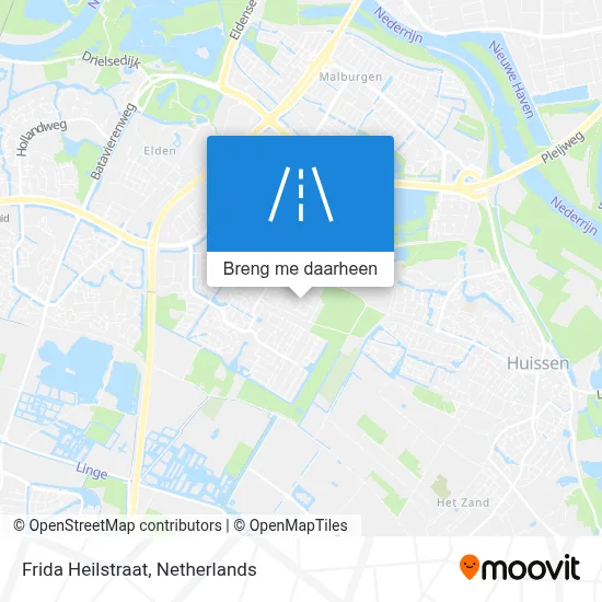 Frida Heilstraat kaart