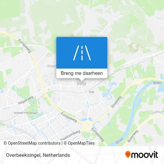 Overbeeksingel kaart