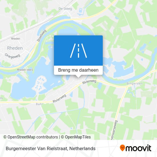Burgemeester Van Rielstraat kaart