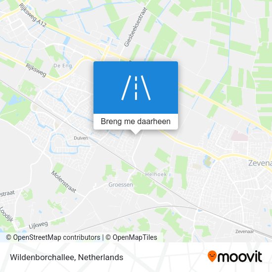 Wildenborchallee kaart