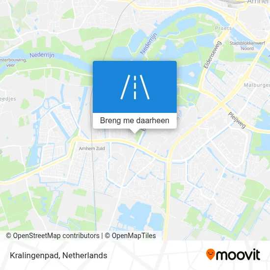 Kralingenpad kaart