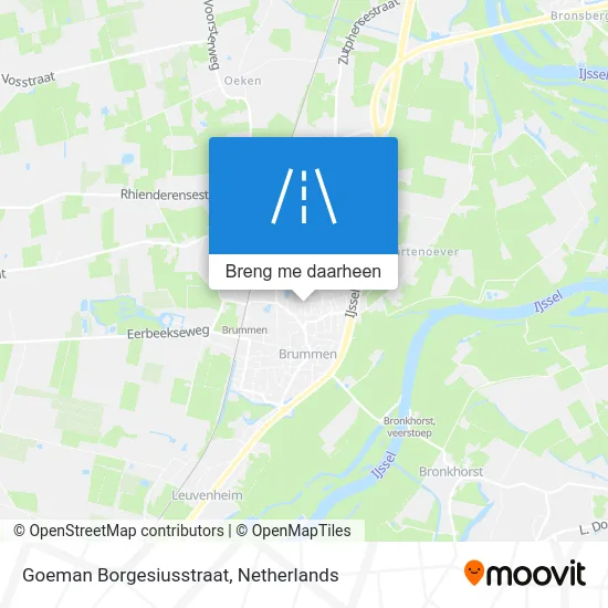 Goeman Borgesiusstraat kaart