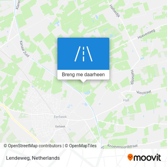 Lendeweg kaart