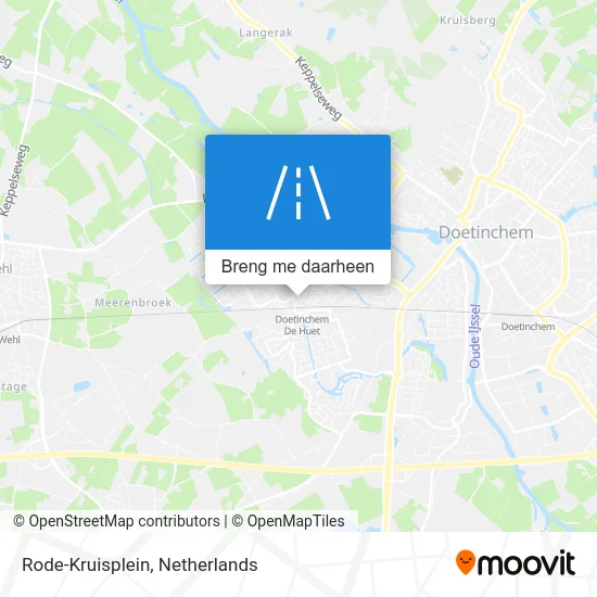 Rode-Kruisplein kaart