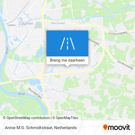 Annie M.G. Schmidtstraat kaart