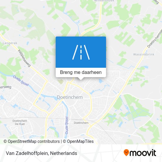 Van Zadelhoffplein kaart