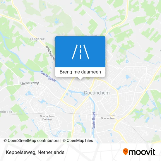 Keppelseweg kaart
