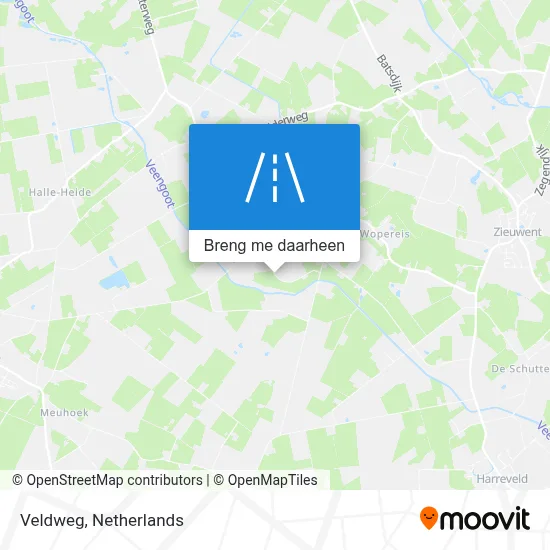 Veldweg kaart