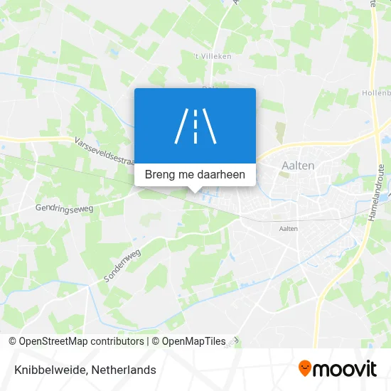 Knibbelweide kaart