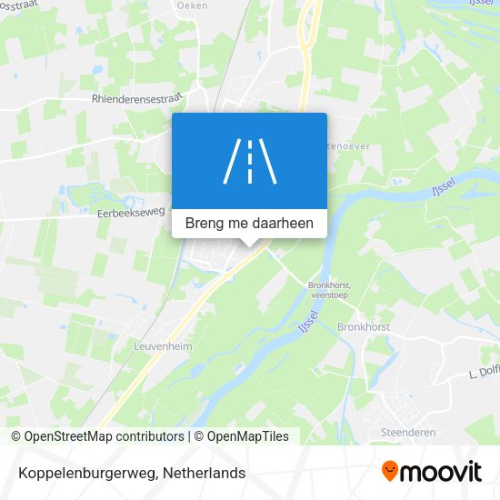 Koppelenburgerweg kaart