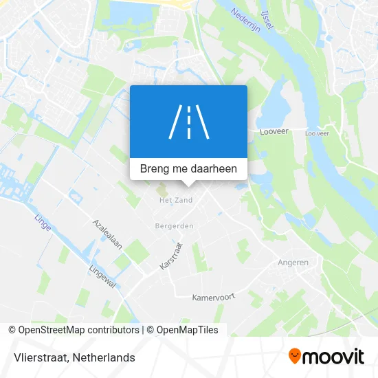 Vlierstraat kaart