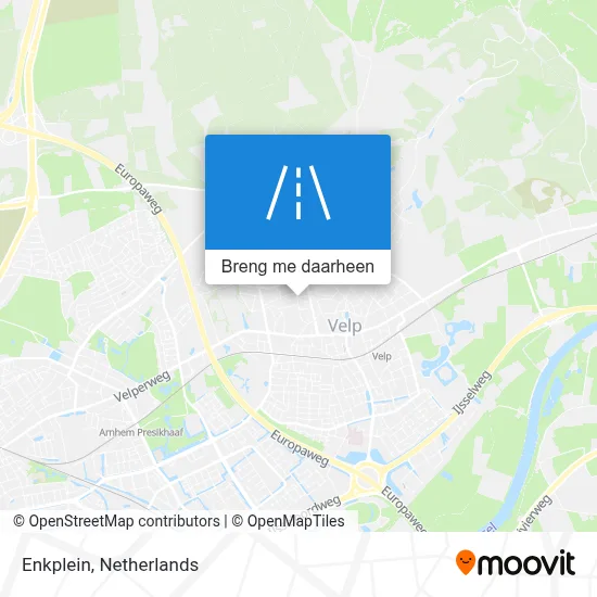 Enkplein kaart