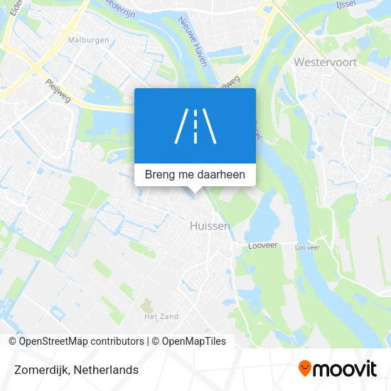 Zomerdijk kaart