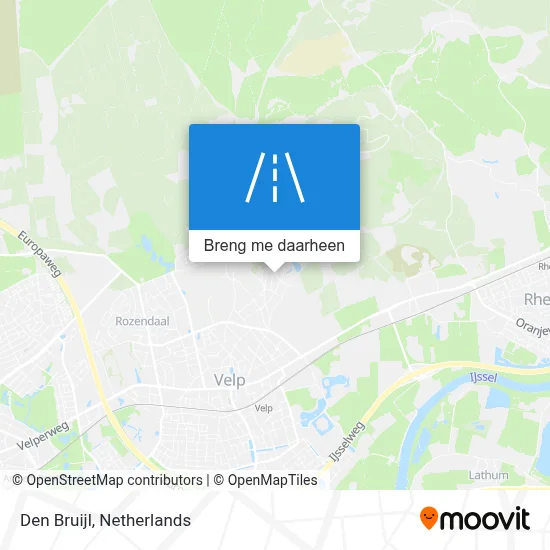 Den Bruijl kaart