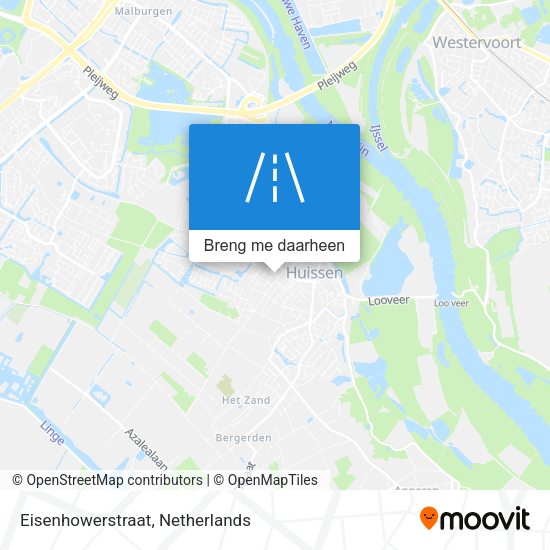 Eisenhowerstraat kaart
