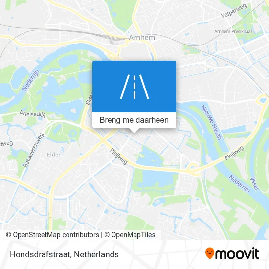 Hondsdrafstraat kaart