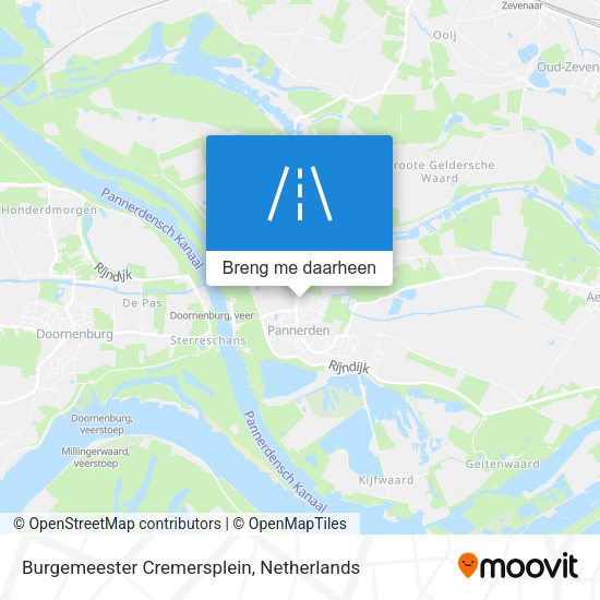 Burgemeester Cremersplein kaart