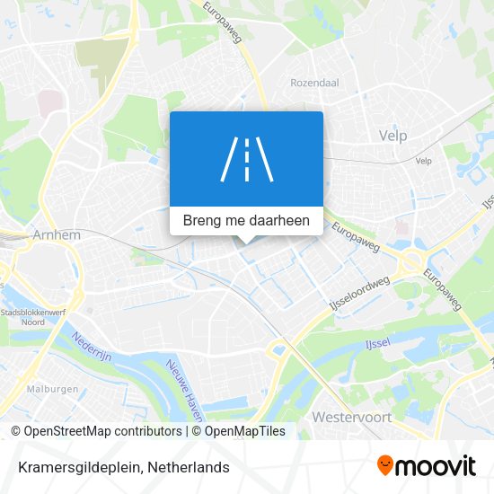 Kramersgildeplein kaart