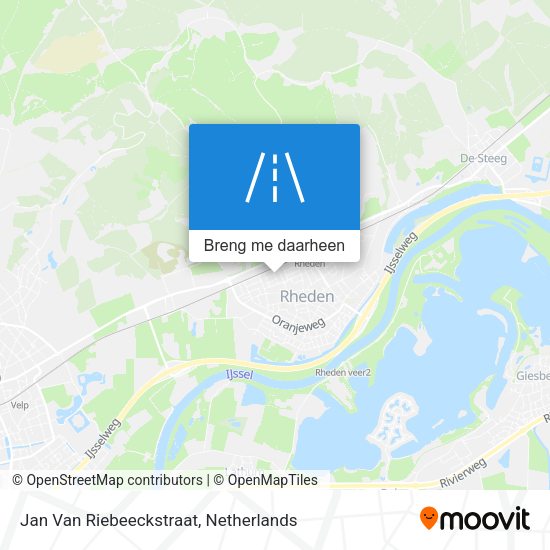 Jan Van Riebeeckstraat kaart