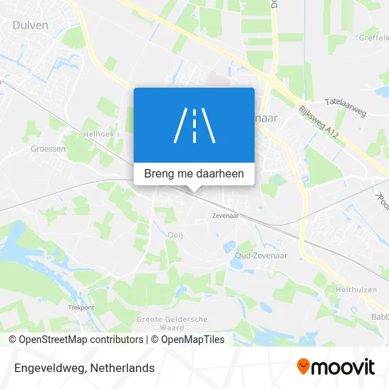 Engeveldweg kaart