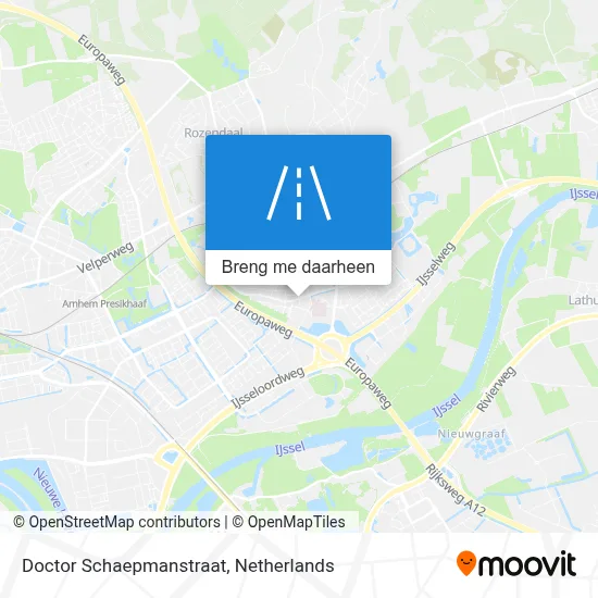 Doctor Schaepmanstraat kaart
