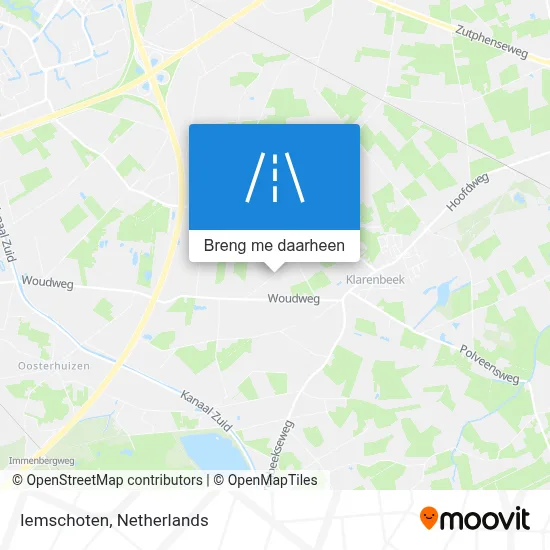 Iemschoten kaart