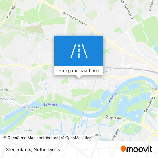 Stenenkruis kaart