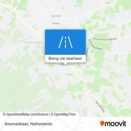 Bosmarklaan kaart