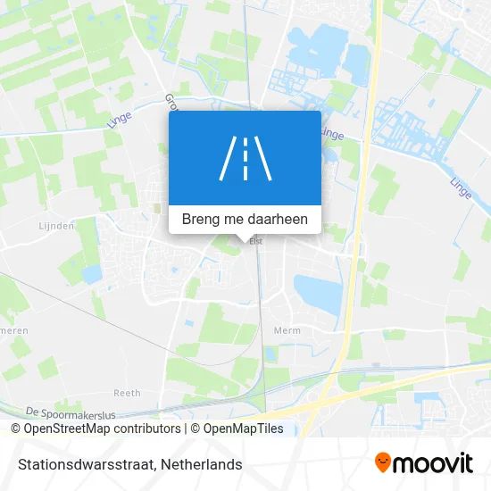 Stationsdwarsstraat kaart