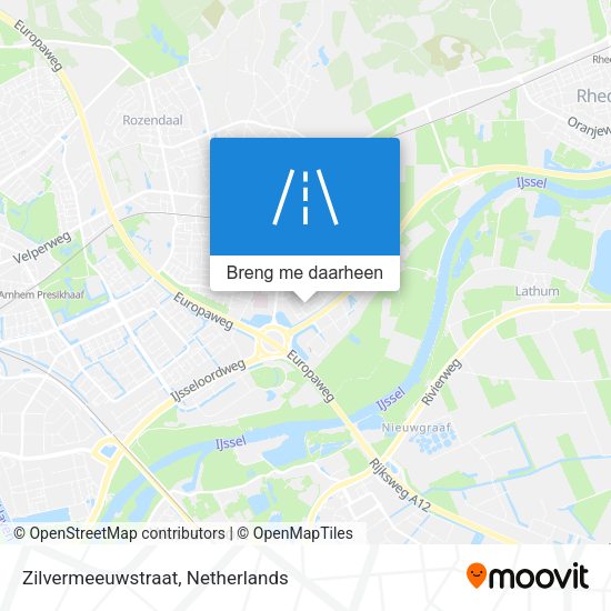 Zilvermeeuwstraat kaart
