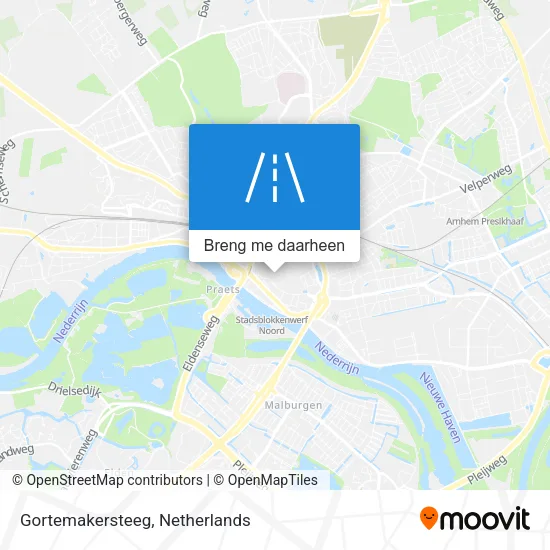 Gortemakersteeg kaart