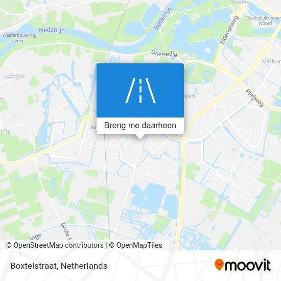 Boxtelstraat kaart