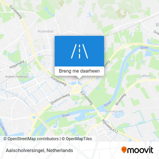 Aalscholversingel kaart